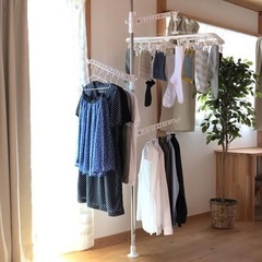 つっぱり　洗濯干し