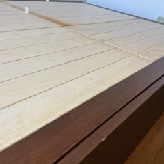 無印良品　MUJI 収納ベッド　セミダブルの画像
