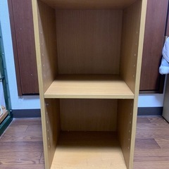 カラーボックス 二段 本棚