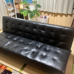 【⚠️決まりました】ソファー(3人掛け　合皮) 