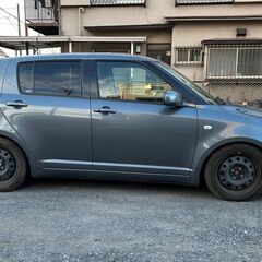 スイフト ZC系 5MT ローダウン 1.3XG ガンメタ バックカメラ 5速マニュアル 一時抹消 の画像