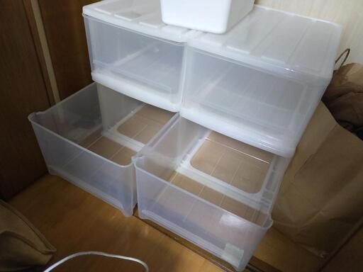 【決定済】ニトリ　衣類収納ケース4点セット