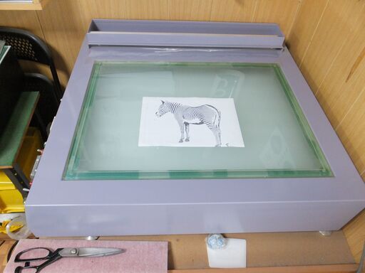 大幅値下げ!！サンドブラストフイルム製作用露光機　芙蓉商事製紫外線露光機プリンター「WORK 21]