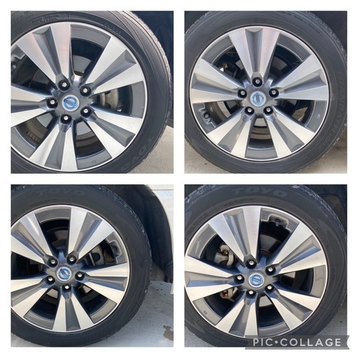 日産リーフ　純正17インチホイールセット