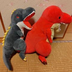 ☆大きい恐竜ぬいぐるみセット☆の画像