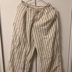 GU ストライプ　パンツ
