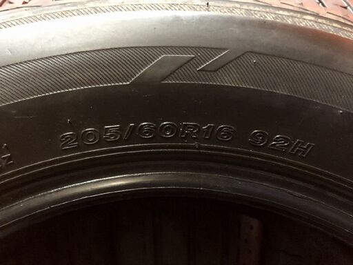 BS BRIDGESTONE LUFT RVⅡ 205/60R16 16インチ 夏タイヤ 4本 20～22年
