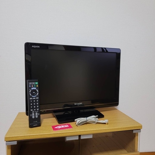 テレビ台付き　シャープ 22V型 液晶 テレビ AQUOS LC-22K5