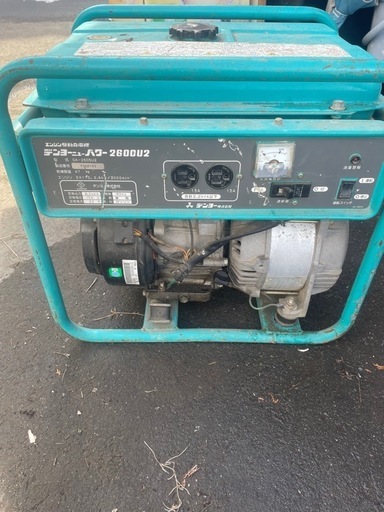 エンジン駆動発電機 デンヨーニューパワー2600Ｕ2