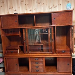 アンティーク和風リビングボードの画像