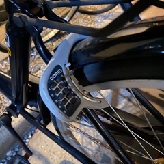 スマホホルダー付き自転車の画像