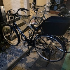 スマホホルダー付き自転車