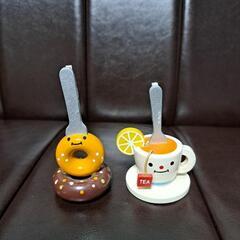 ドーナツと紅茶の小物