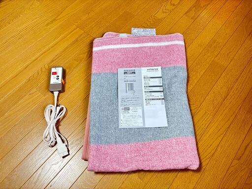 日立電気毛布　縦188ｃｍ　横140ｃｍ　大型サイズ