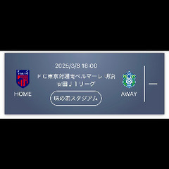 【値下半額以下】3/8(土) FC東京vs湘南ベルマーレ　2枚(...
