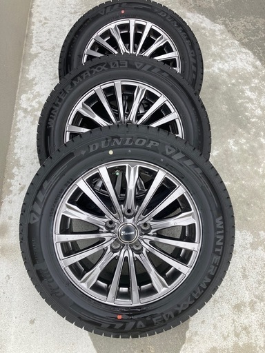 プリウス　60系　スタッドレス　ホイール4本セット　195/65R16