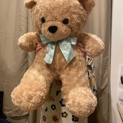 大きいクマぬいぐるみ美品の画像
