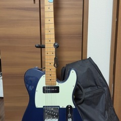 売約済　バッカス エレキギター 青×白
