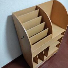 小学生に！収納ラック　ローラー付き　ランドセルなど小学生にピッタリの画像