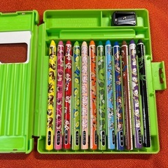 トイストーリー ポンキーペンシル 色鉛筆　クーピー　12色の画像