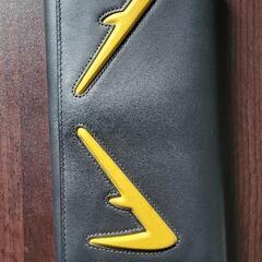 FENDI バグズアイ 長財布 黒/黄 Bugseye 中古美品