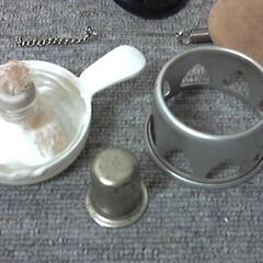 ②ハリオ コーヒーサイフォン 　希少品　レトロ  花柄　ブルー　日本製 アンティーク レトロ antique HARIO 昭和レトロ 珈琲 コーヒーメーカー　HCA-2　 2人用の画像