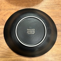 ニトリのカレー皿(黒)の画像