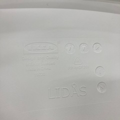 【kj053】人気　中古美品 IKEA イケア リードオースチェア ダイニングチェア アームレス ホワイトカラー  オシャレ 検)一人暮らし　ファミリー　冷蔵庫　洗濯機　オフィス　事務　テーブル　ラック　収納　家具　ソファ　キッチンの画像