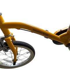 子供用　自転車　補助輪付き　16インチ　イエローの画像
