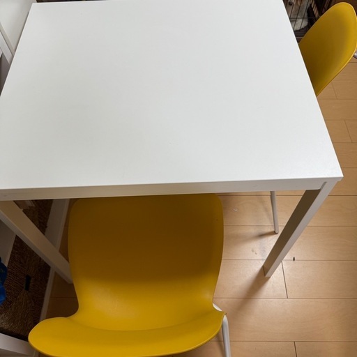 IKEA ダイニングテーブル　ダイニングチェア2脚