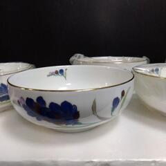 横須賀🆗桔梗柄の中取り鉢 5客の画像