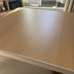 ニトリ こたつ リバーシブル テーブルの画像