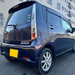 お買い得‼️月々9千円〜分割払い可❗️車検2年付き！【名義変更代込み】車内広い！大人気☆スバル ステラカスタム☆快適なターボ☆SDナビ付き☆走行中DVD見れます☆ETC付き☆フルオートエアコン☆ドライブレコーダー付きのフル装備☆純正アルミ☆そのまま乗って帰れます‼️の画像