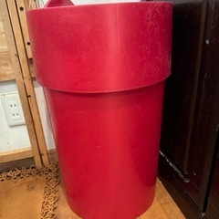 赤のゴミ箱　生活雑貨 家庭用品 キッチン雑貨