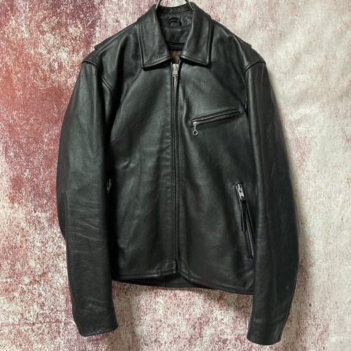 【決まりました】DAYTONA レザージャケット ブラック XL