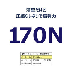 日本製❗️マットレス2枚❗️ 【高弾力ウレタンマットレス 170N 四つ折りタイプ】の画像
