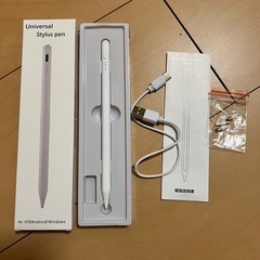 スタイラスペン(タッチペン)充電式白
 