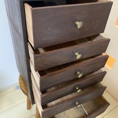 小引き出し6段昭和レトロアンティーク家具 (くまお) 九大学研