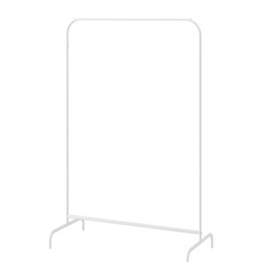 IKEA イケア MULIG ハンガーラック ホワイト 99×1...