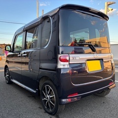 低走行9万キロ☆月々9千円〜分割可❗️車検2年付き！【名義変更代込み】広い車内！大人気‼️ダイハツ タントカスタム☆Bluetoothナビ付き☆走行中DVD見れます☆社外アルミ☆事故修復歴無し☆電動スライドドア☆ドライブレコーダー☆そのまま乗って帰れます！の画像