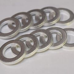 アルミ ドレンパッキン M10×外径16mm×厚さ2mm シール...