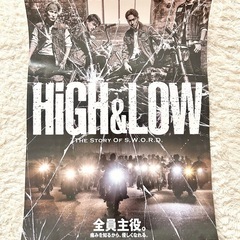 EXILE TRIBE HiGH&LOW THE MOVIE ポスターの画像