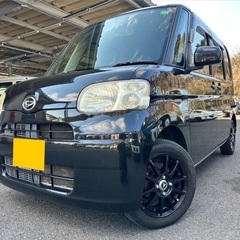 Bluetoothナビ付き☆月々9千円〜分割可❗️車検2年付き！【名義変更代込み】広い車内！大人気‼️ダイハツ タント☆ナビ付き☆走行中DVD見れます♪ETC付き☆黒色社外アルミ☆スライドドア☆ドライブレコーダー☆そのまま乗って帰れます！の画像