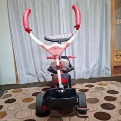 幼児自転車(保護者手押し付き)三輪車・の画像