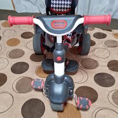 幼児自転車(保護者手押し付き)三輪車・の画像