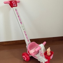 メルちゃん　なかよし三輪車　手押し車　ベビーカーの画像