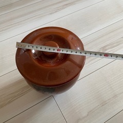 漬物容器　陶器　まる壺　丸壺の画像