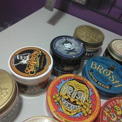 ポマード、レトロ缶の画像