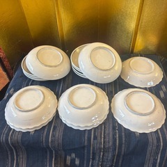 旧家整理品　古伊万里　印判染付　15枚まとめて売りの画像