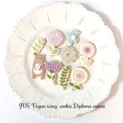 卵・乳製品を使わない / JVSヴィーガンアイシングクッキー認定講師講座の画像